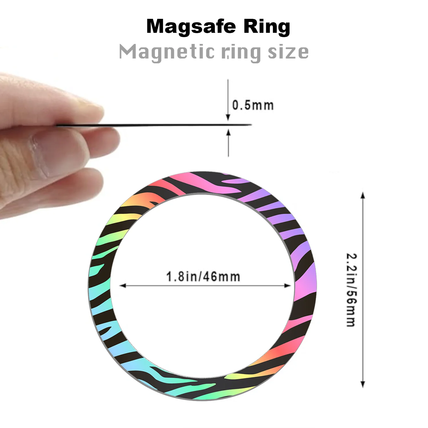 80s zebra | Magnetic Ring - Image 4