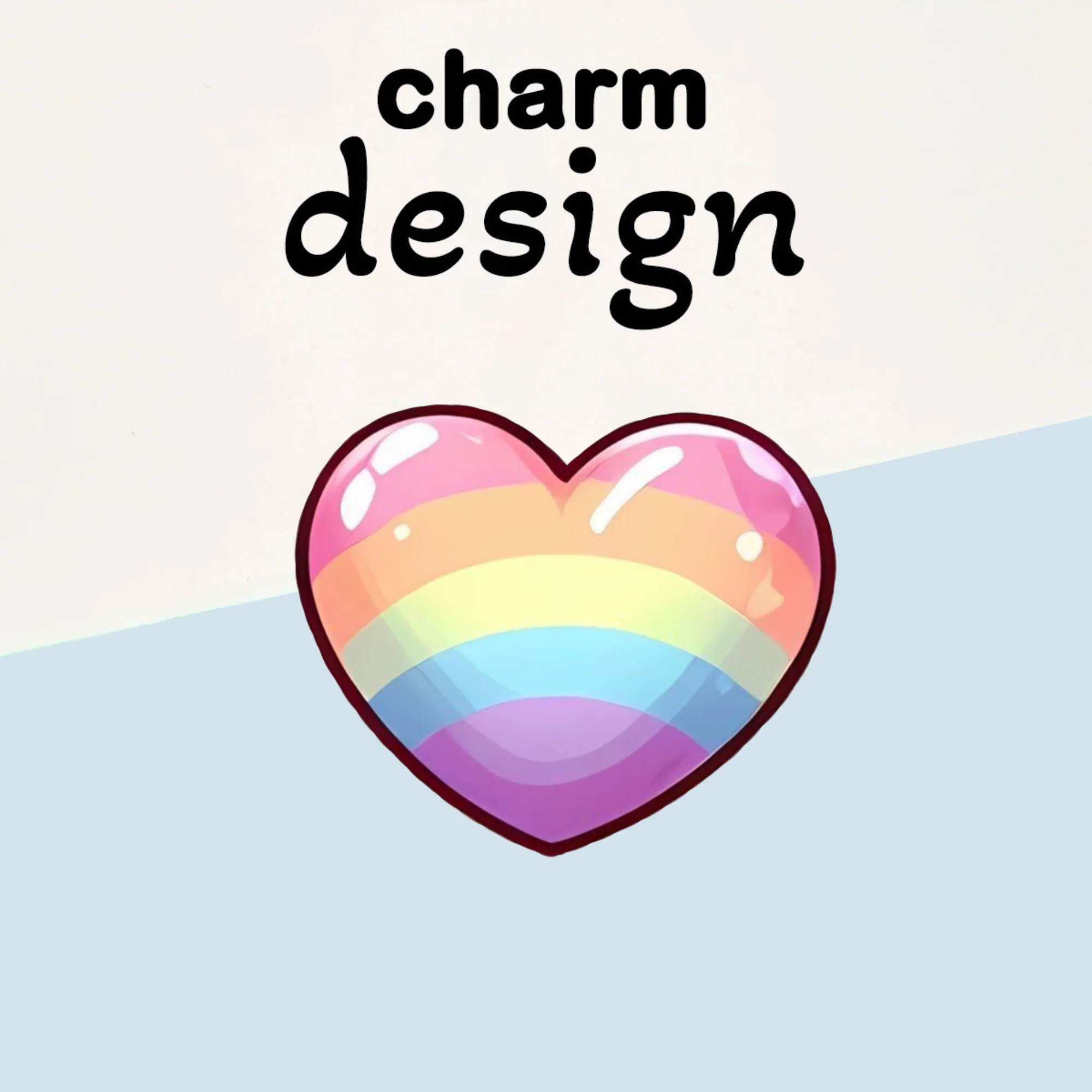 Addon: Rainbow Heart Charms - Image 2
