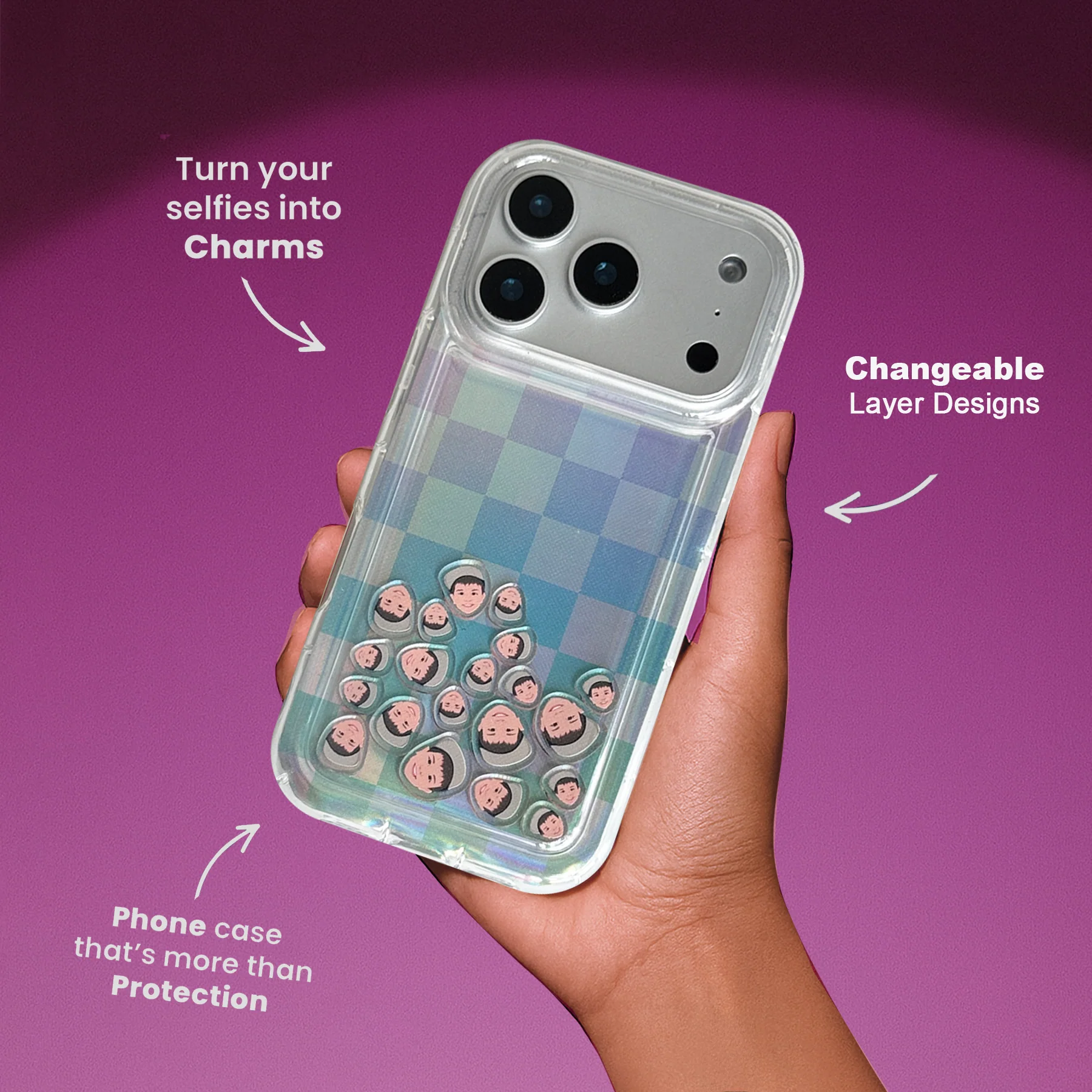 Cotton Candy Grid | Case Layer - Image 2