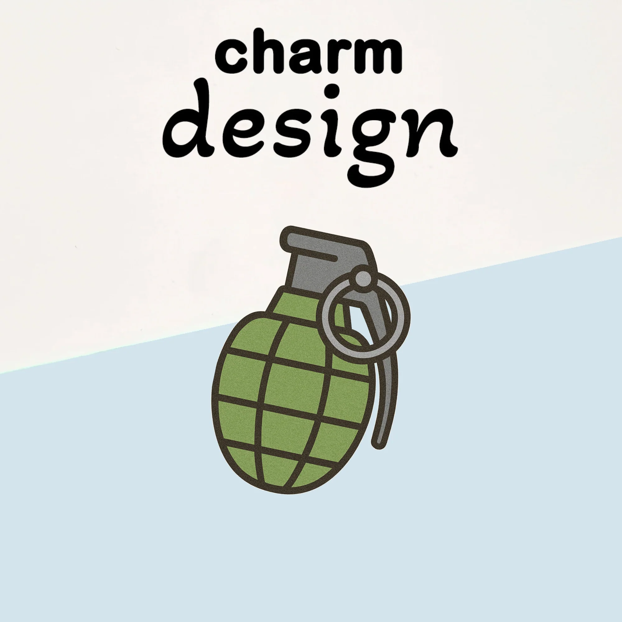 Hand Grenade Charms