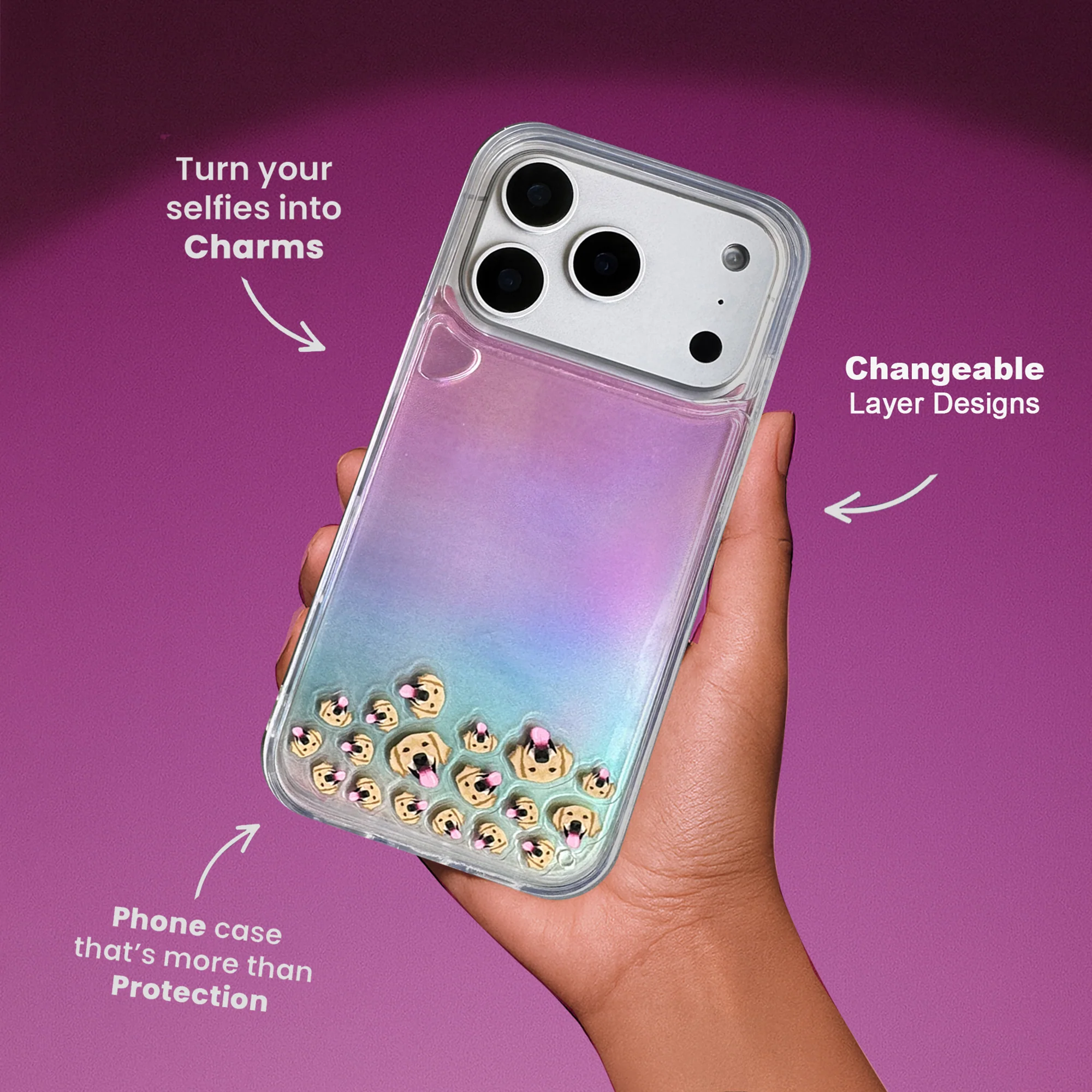 Shaker Case™ 💧 with Custom Charms (influencers) - Image 2