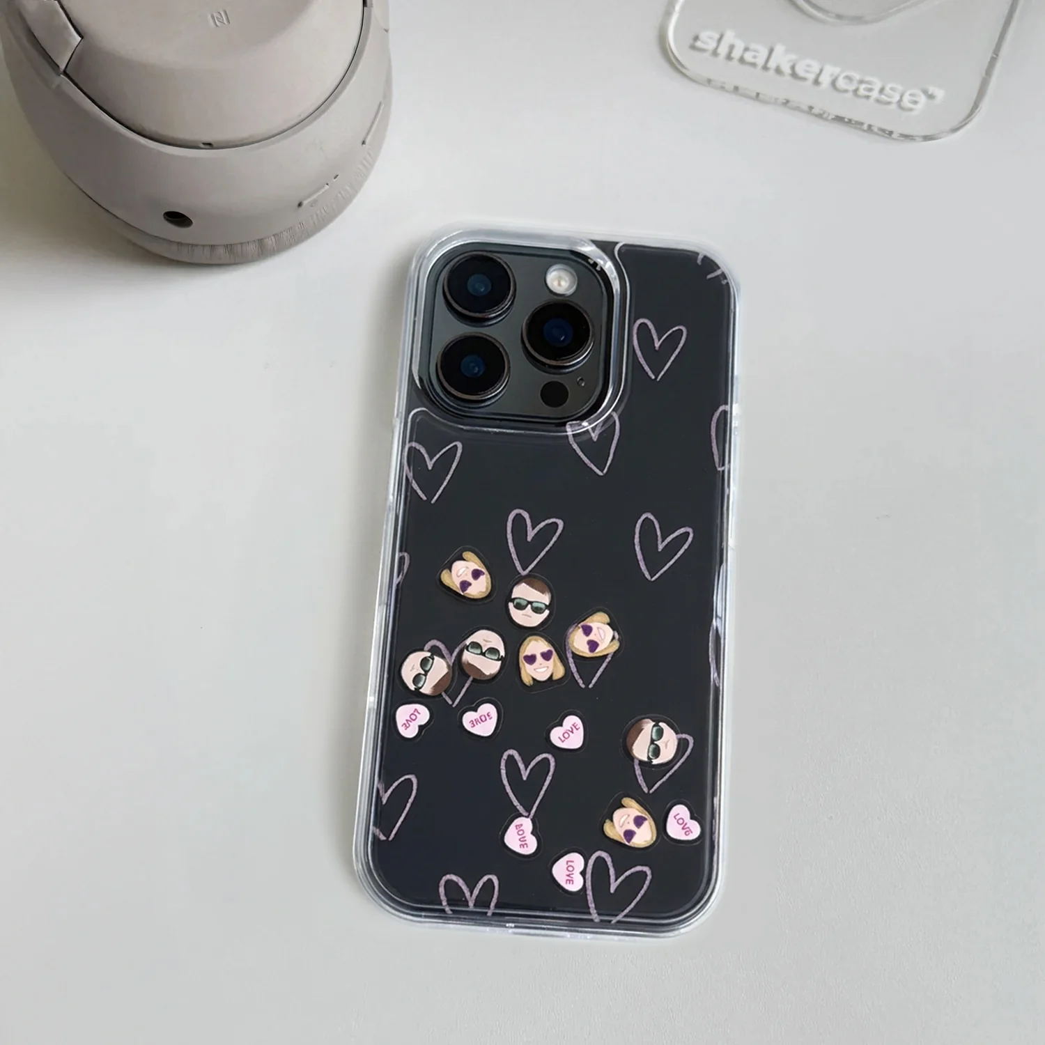 Shaker Case™ 💧 with Doodle Love Case Design - Image 3