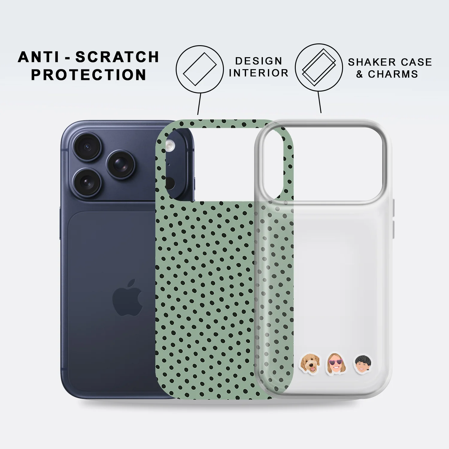 Shaker Case™ 💧 with Dotted Jungle Case Design - Image 2