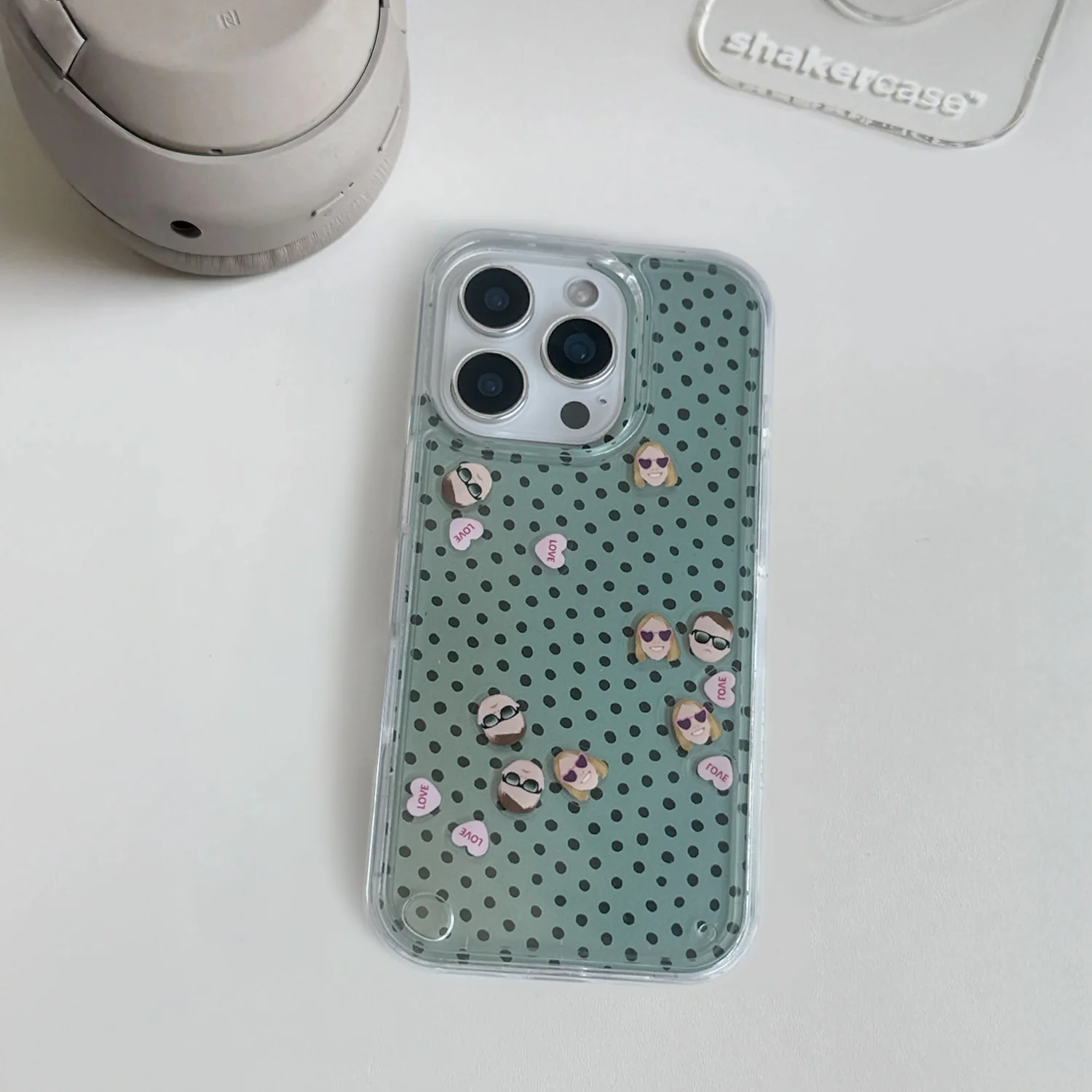 Shaker Case™ 💧 with Dotted Jungle Case Design - Image 3