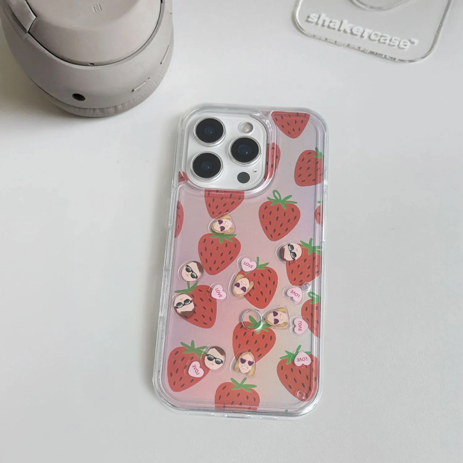 Shaker Case™ 💧 with Strawberry Case Design - Image 3