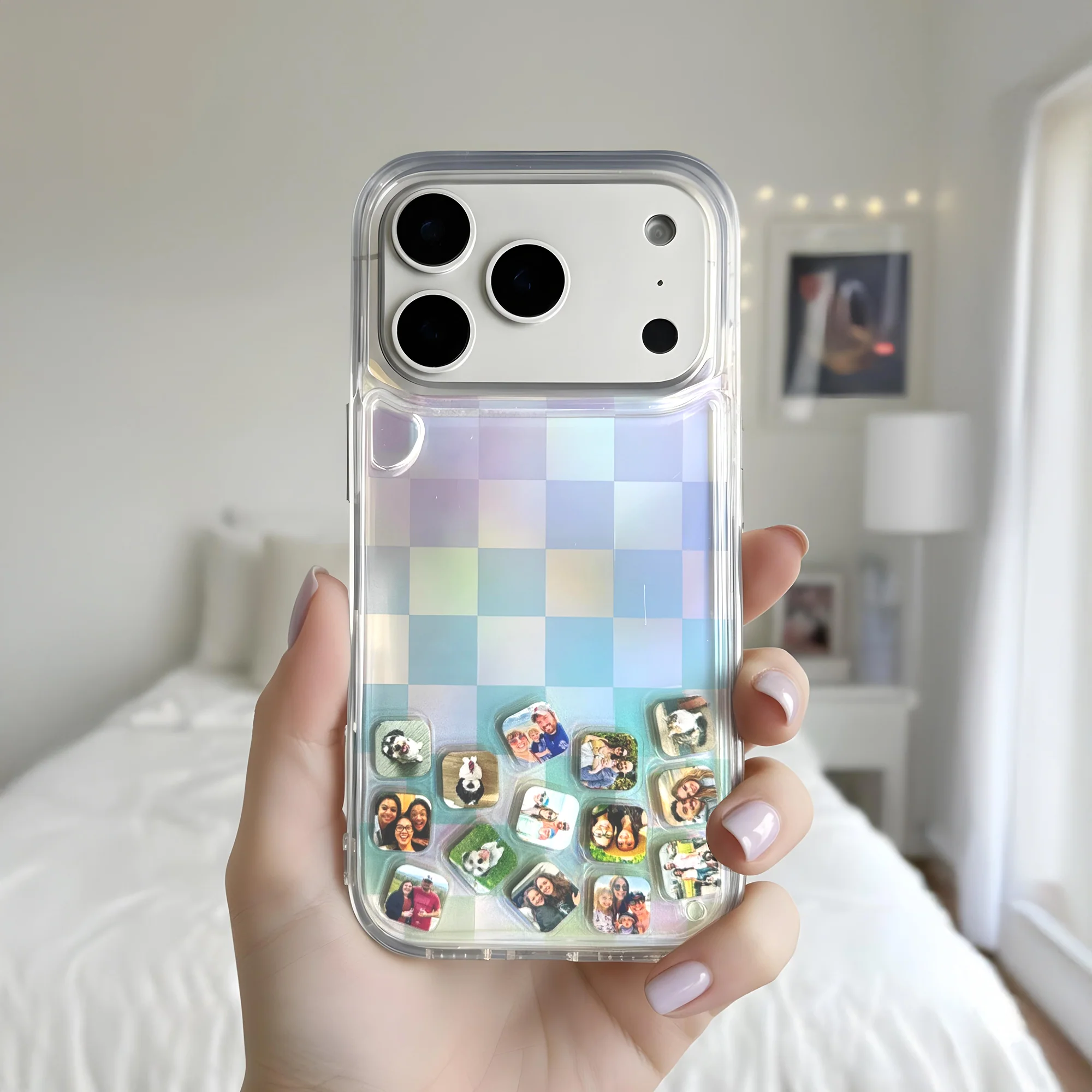 Shaker Case™ 💧 with Square Photo Charms - Image 3