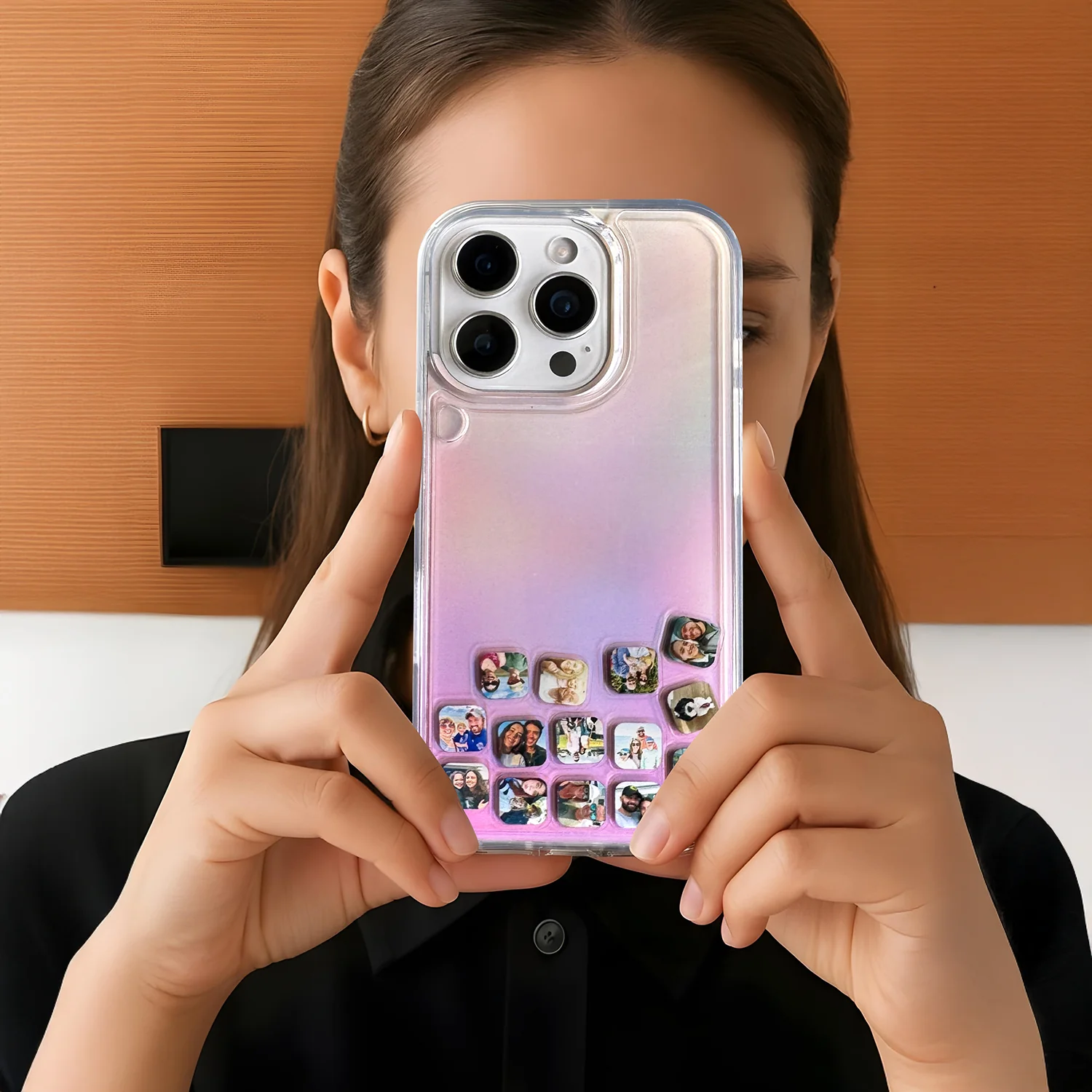 Shaker Case™ 💧 with Square Photo Charms - Image 4