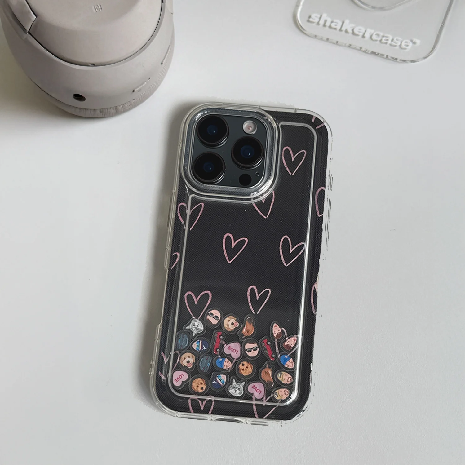 Shaker Case™ with Doodle Love  Case Design - Image 3
