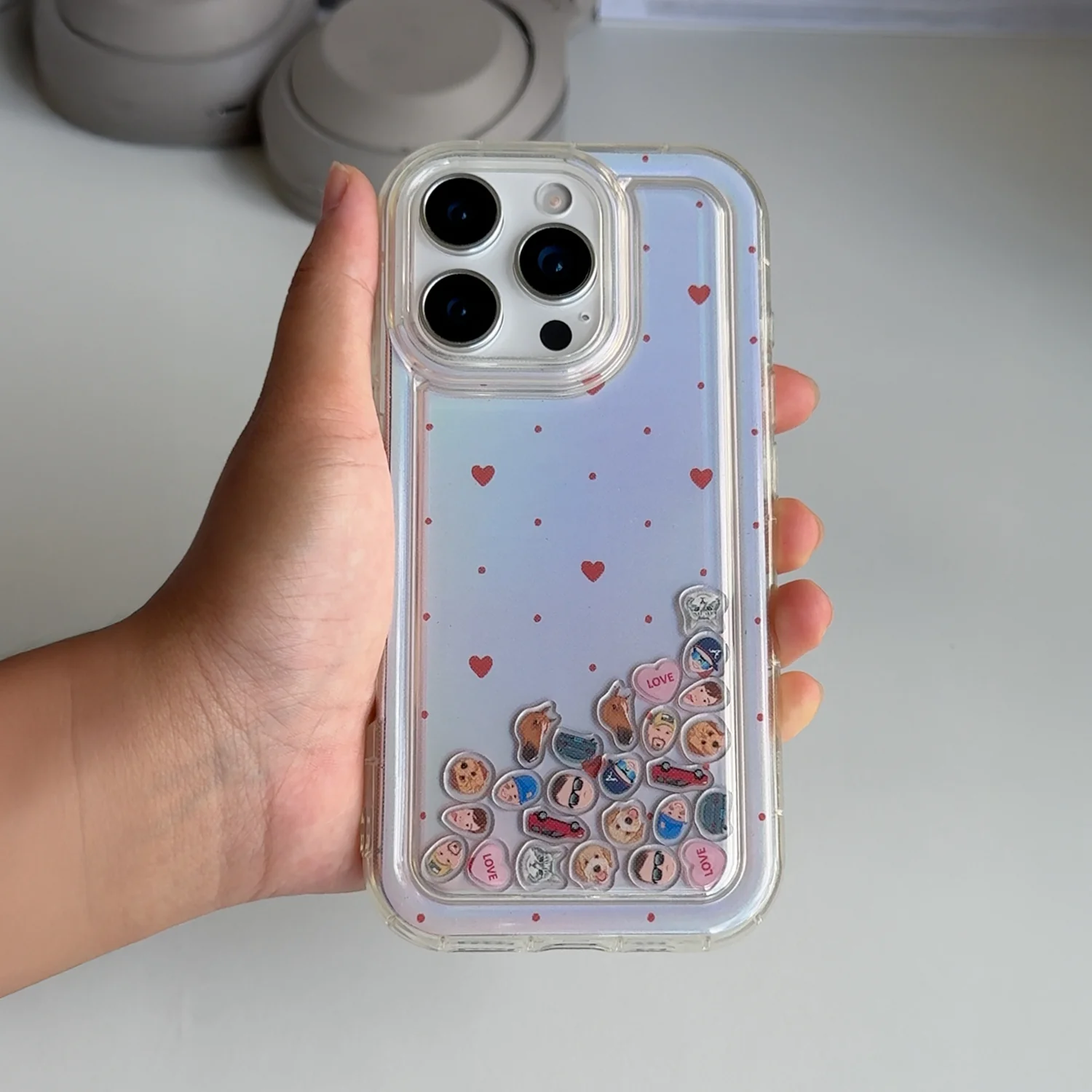 Shaker Case™ with Polka Love Case Design - Image 4