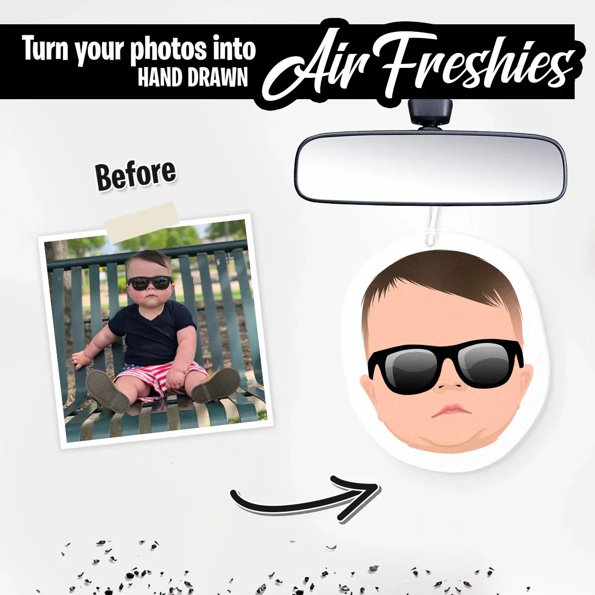 Turn Photos into Hand Drawn Air Fresheners - Image 10