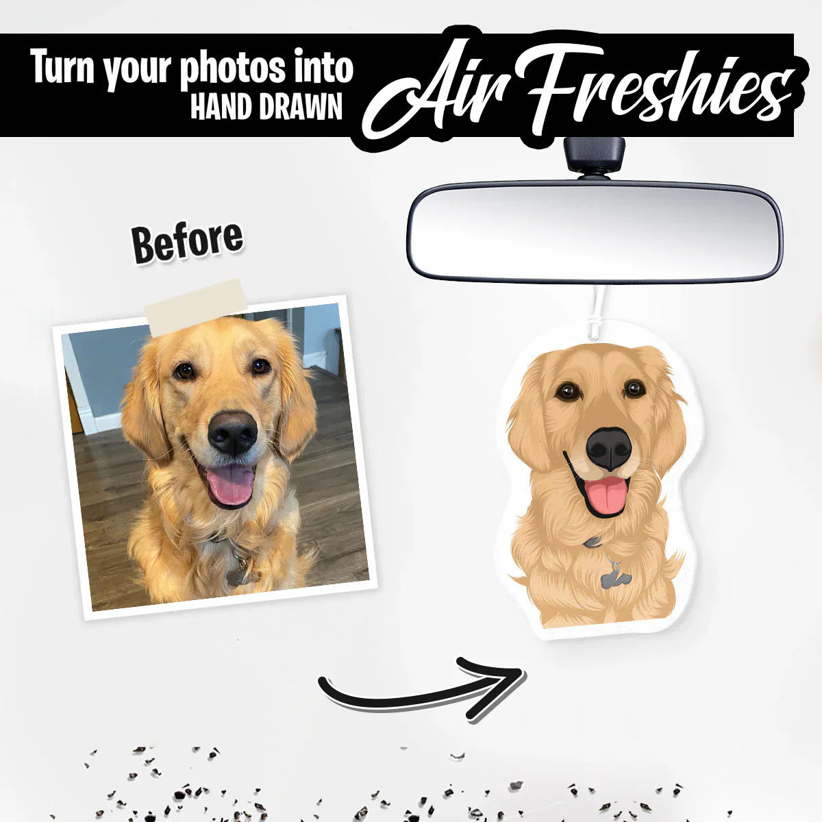 Turn Photos into Hand Drawn Air Fresheners - Image 11