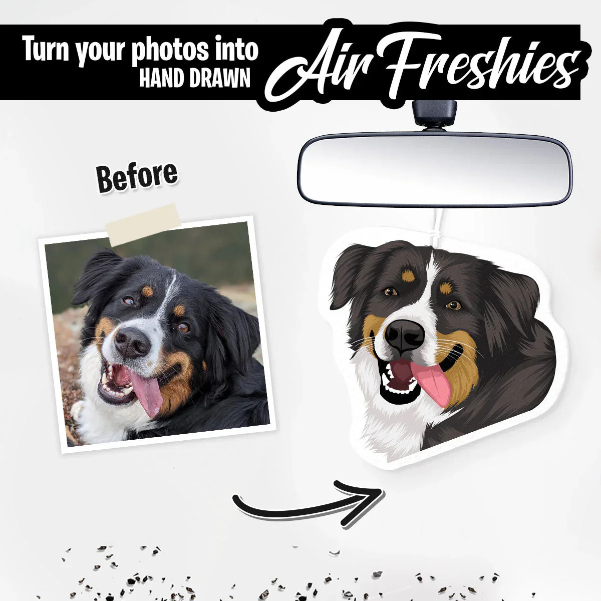Turn Photos into Hand Drawn Air Fresheners - Image 21