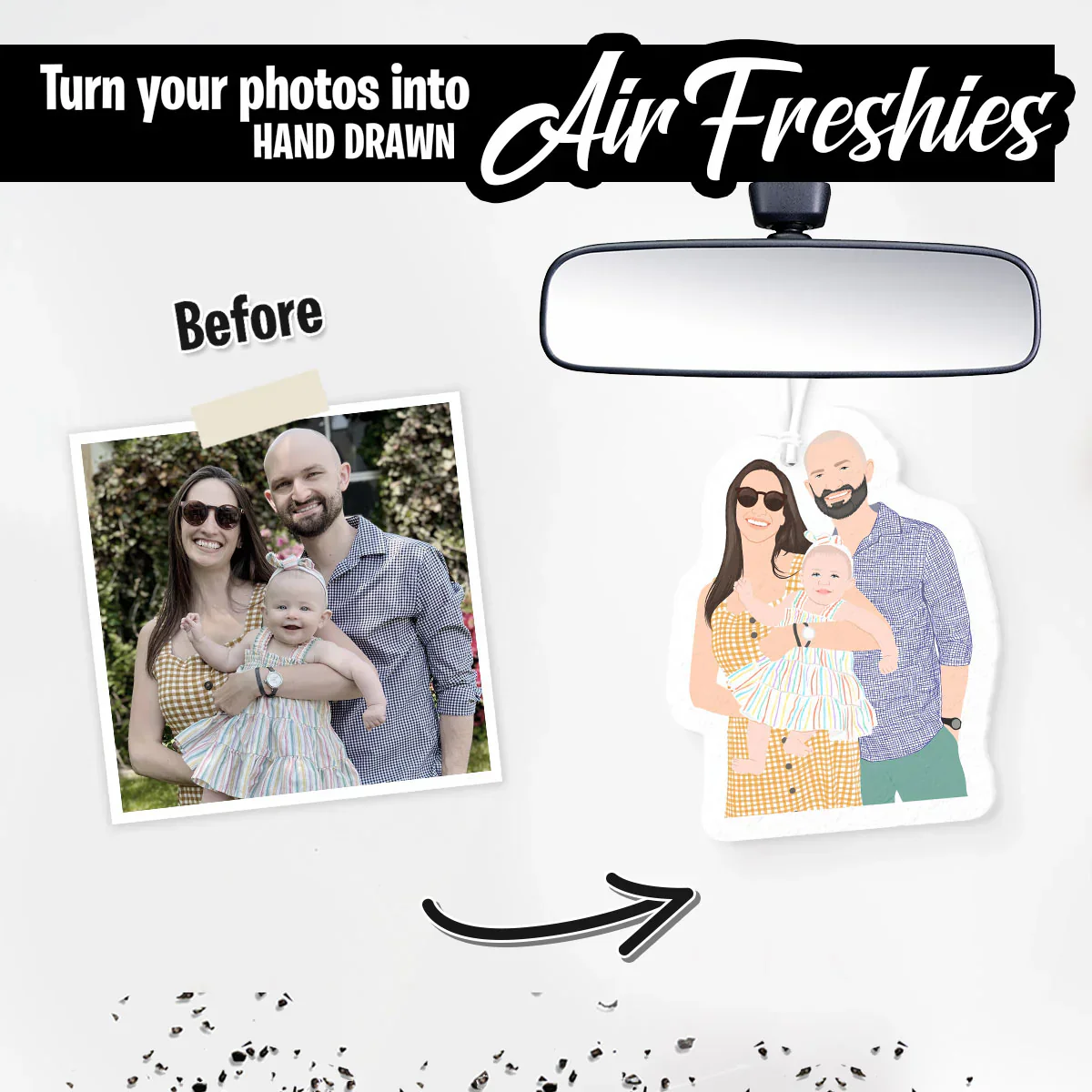 Turn Photos into Hand Drawn Air Fresheners - Image 5